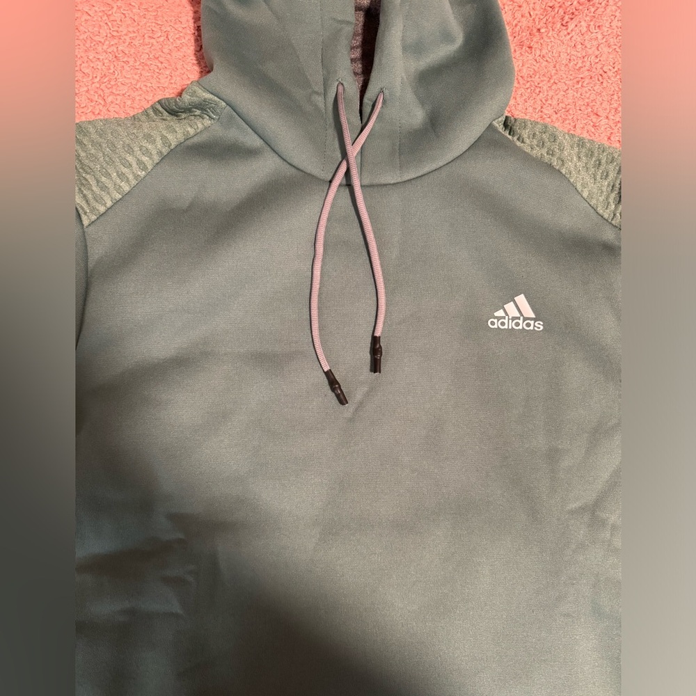 Adidas Emerald Green Tech Pullover Hoodie. Mens Large. NWT - Picture 2 of 6
